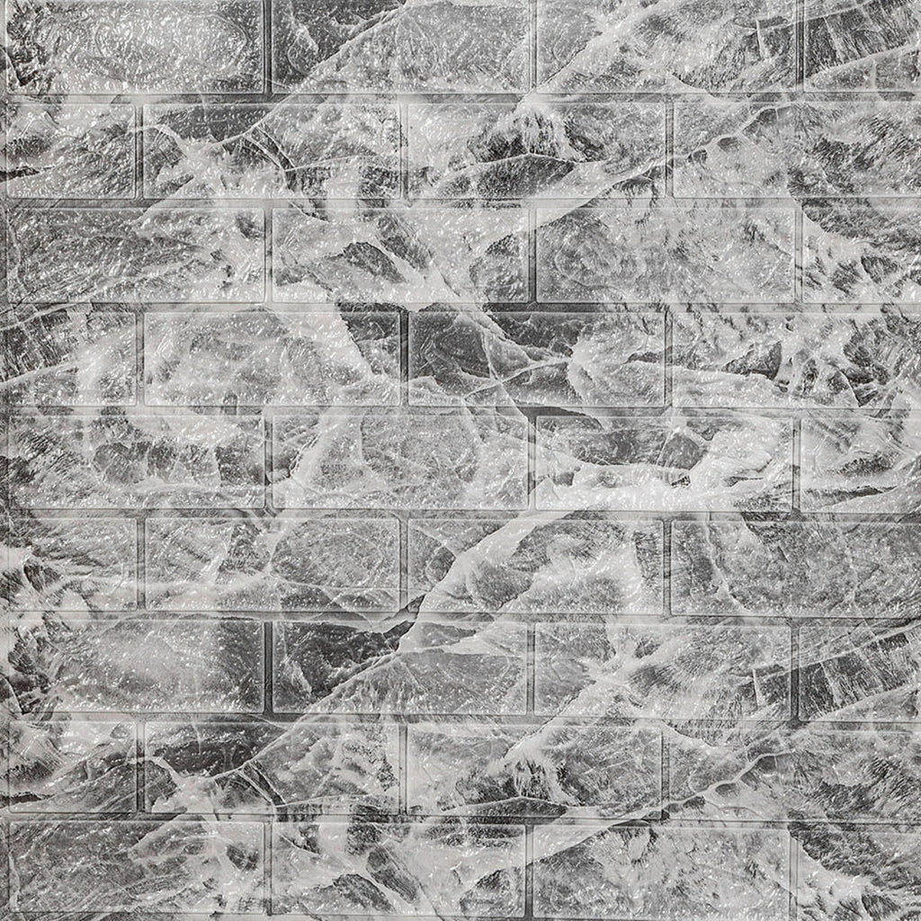 R061-2-20 Панель стінова у рулоні 3D 700х19600х2мм Мармур Чорний (D) HO-00002279