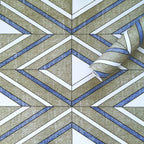 Самоклеюча плівка 0,45х10м х 0,07мм Волошкові ромби HO-00001256