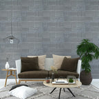 Самоклеюча декоративна 3D панель Камінь срібло 700х700х6мм (153) HO-00000187