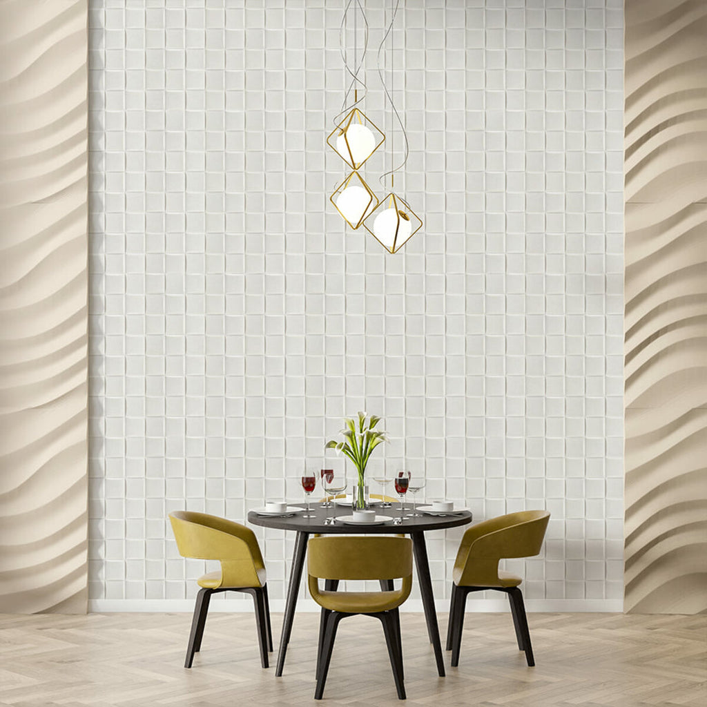 Самоклеюча декоративна 3D панель 700х700х5мм Плетіння (176) HO-00000189