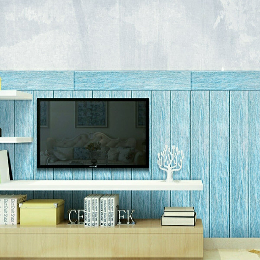 Самоклеюча 3D панель 700х700х4мм Блакитне дерево (93) HO-00001338