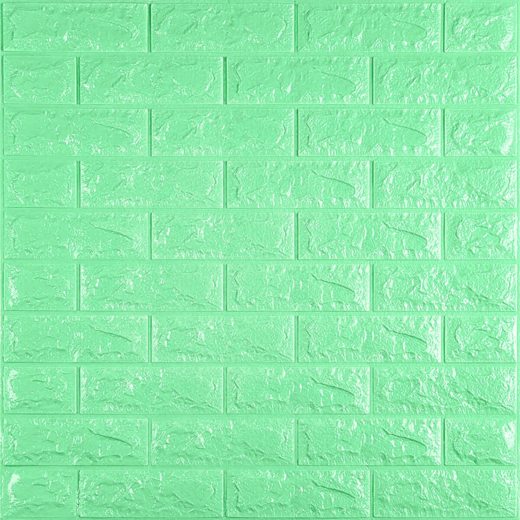 3D панель самоклеюча 700х770х7мм цегла М'ятний (012-7) SW-00000050