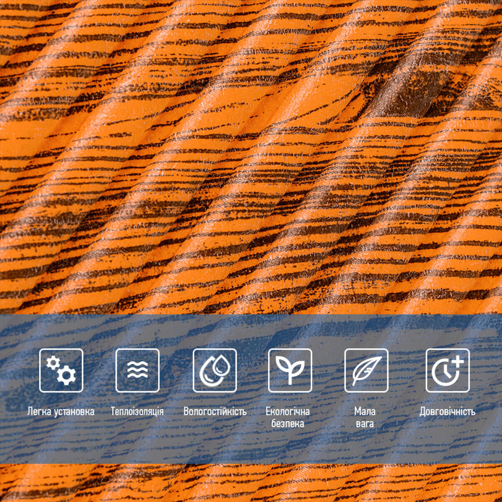 Самоклеюча декоративна 3D панель Бамбук Дерево 500х500х5мм HO-00002882