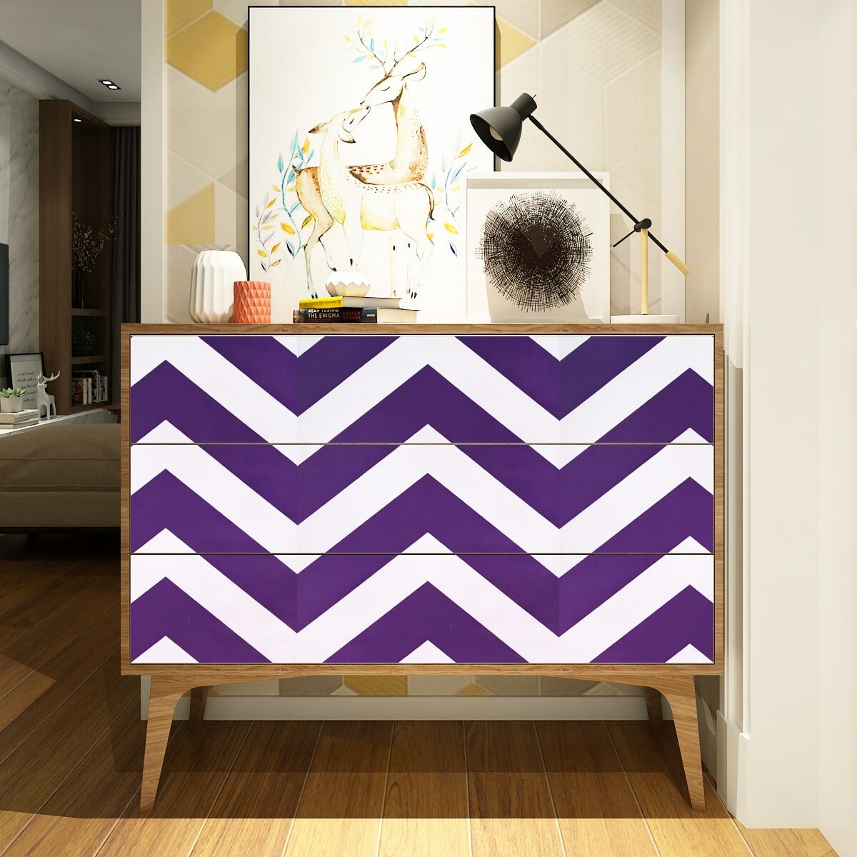 Самоклеюча плівка 0,45х10м х 0,07мм Сливова HO-00001222