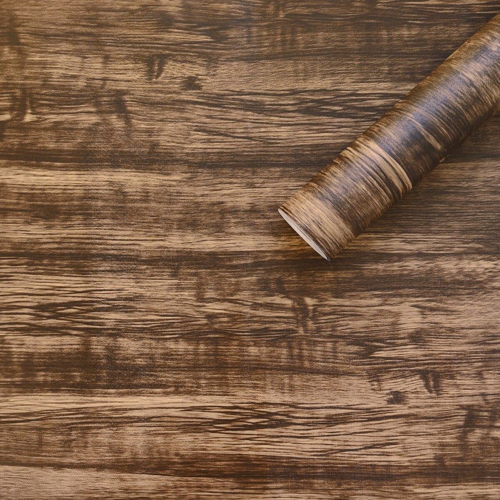 Самоклеюча плівка 0,45х10м х 0,07мм Темно-коричневе дерево SW-00001243