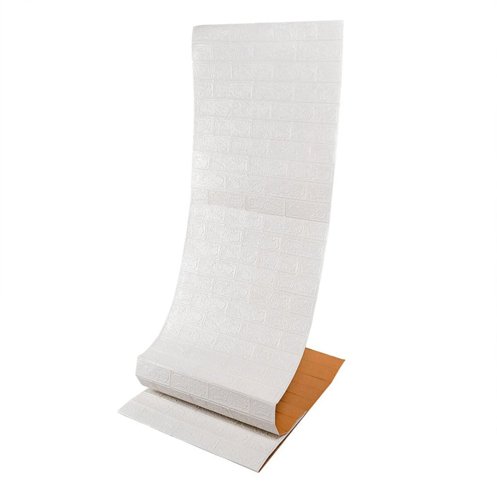 R001-2-20 Панель стінова в рулоні 3D 700х19600х2мм Біла Цегла HO-00002277