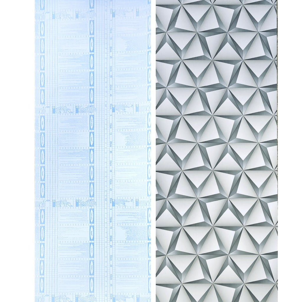 Самоклеюча плівка 0,45х10м х 0,07мм Зелені 3D трикутники HO-00001236