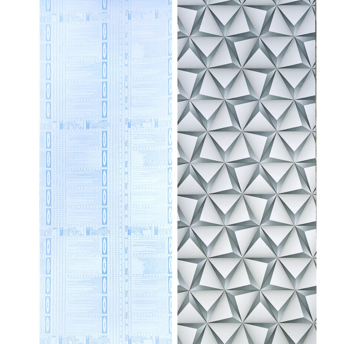 Самоклеюча плівка 0,45х10м х 0,07мм Зелені 3D трикутники HO-00001236
