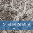 3D панель самоклеюча кладка 700х770х7мм Чорна-біла (330) SW-00000674