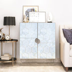 Самоклеюча плівка 0,45х10м х 0,07мм Малахітовий мармур золоті соти HO-00001214