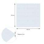 Панель стінова 3D 700х700х4мм Біла вагонка HO-00001964