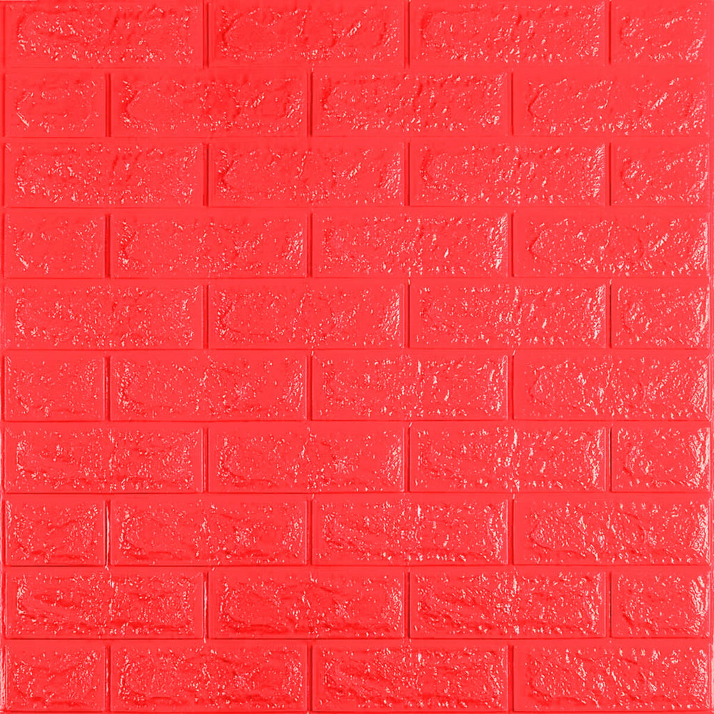 3D панель самоклеюча 700х770х7мм цегла Червона (008-7) HO-00000054