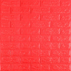 3D панель самоклеюча 700х770х7мм цегла Червона (008-7) HO-00000054