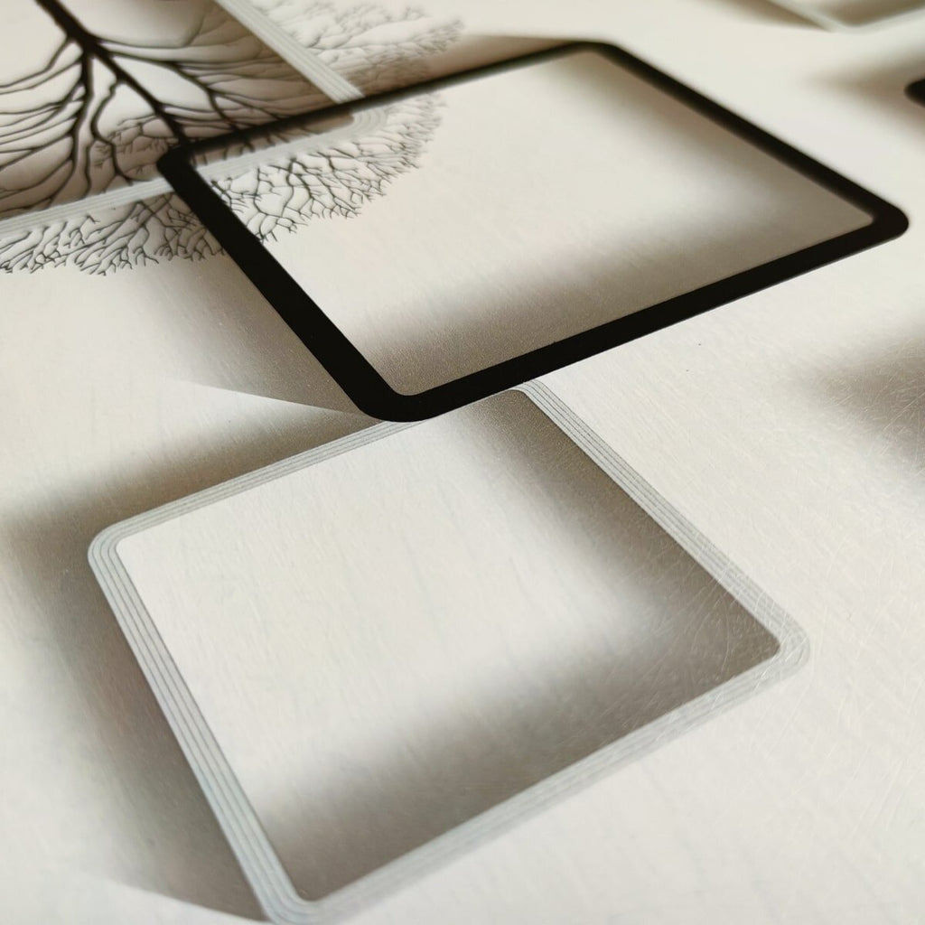 Самоклеюча плівка 0,45х10м х 0,07мм Дерево з квадратами HO-00001263