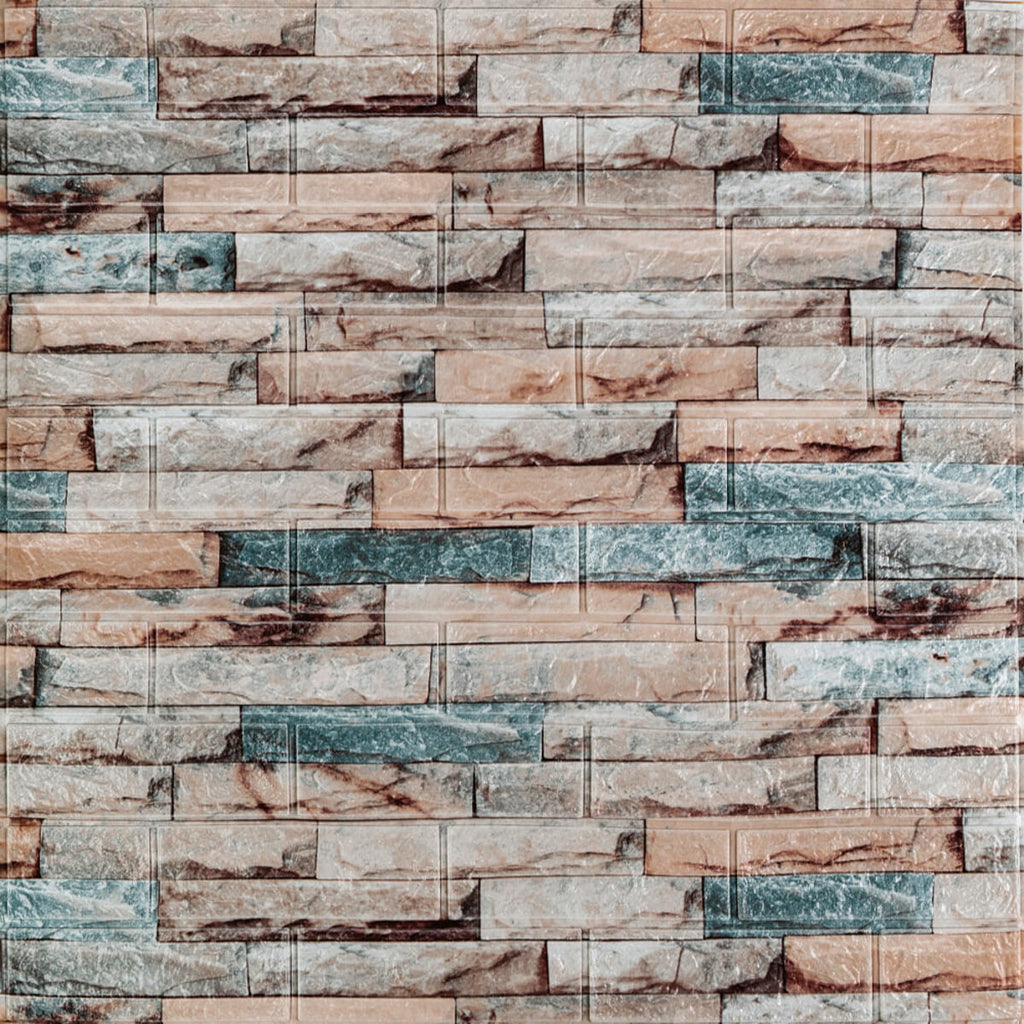 Панель стінова 700х770х3мм Мармур кольоровий SW-00001897