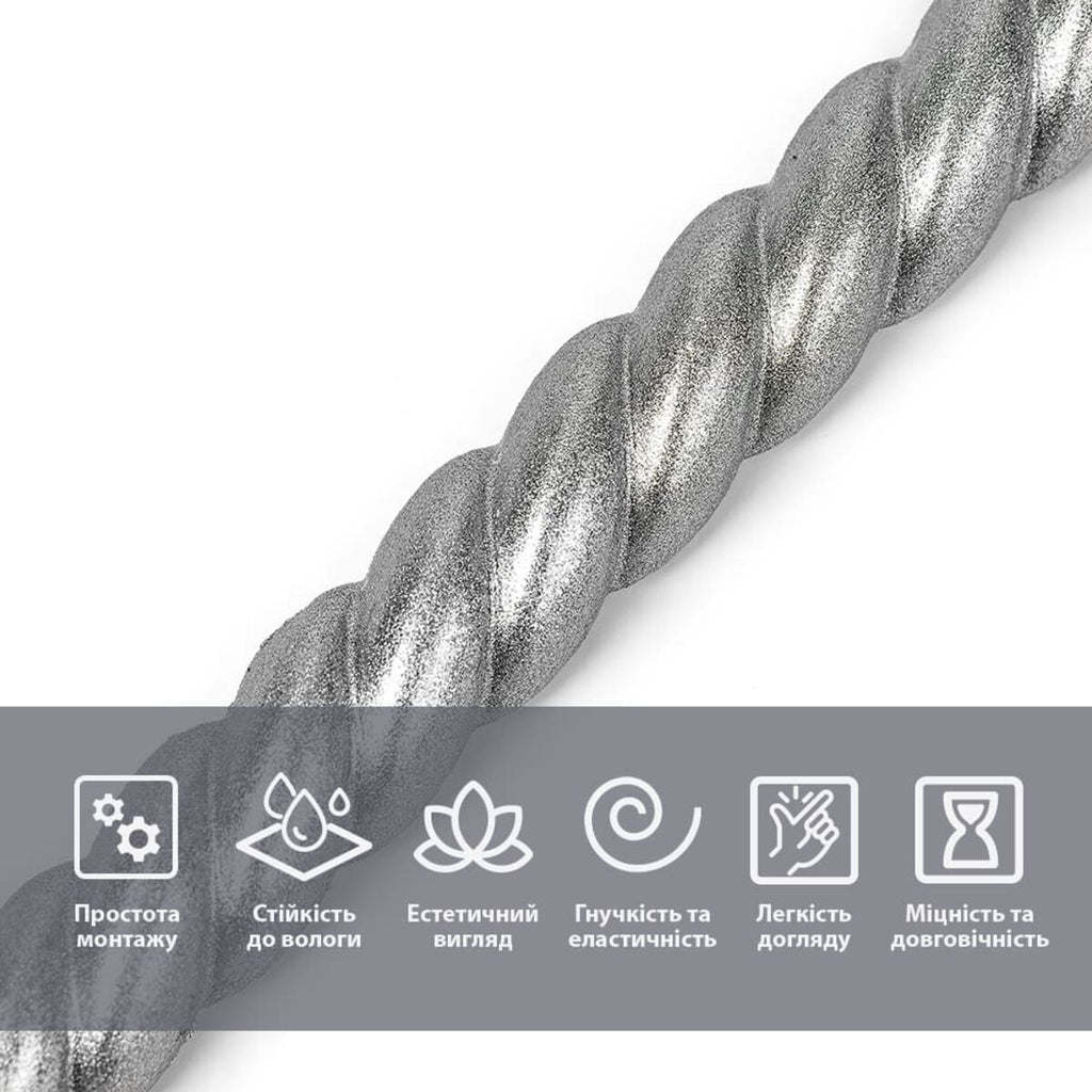 Молдинг 5000х10х7мм Срібний SW-00002681