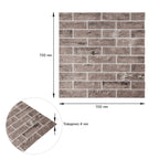 Панель стінова 3D 700х700х4мм Мокко SW-00001992