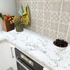 Самоклеюча плівка 0,45х10м х 0,07мм Зелено-червоний мармур HO-00001272