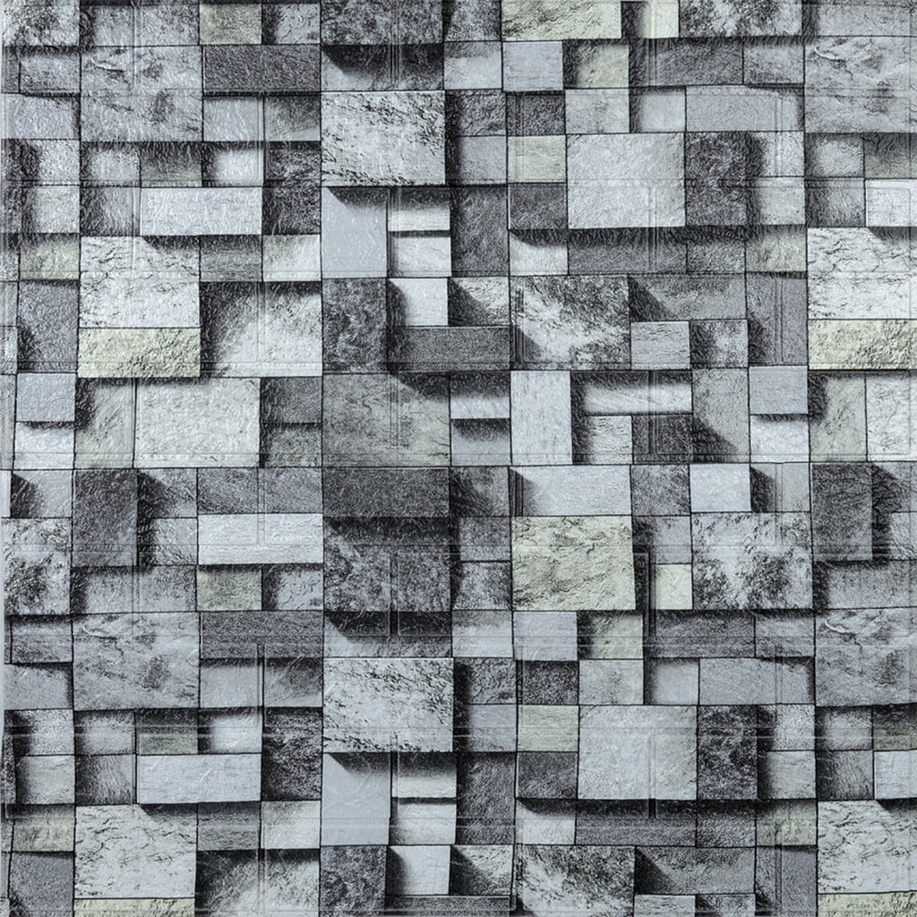 Панель стінова 700х770х3мм Графітовий кубік SW-00001996