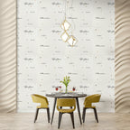 Панель стінова 3D 700х700х4мм Напис із золотом SW-00001979