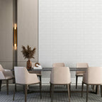 3D панель самоклеюча цегла 690х780х5мм Білий Матовий (001-5M) HO-00000587