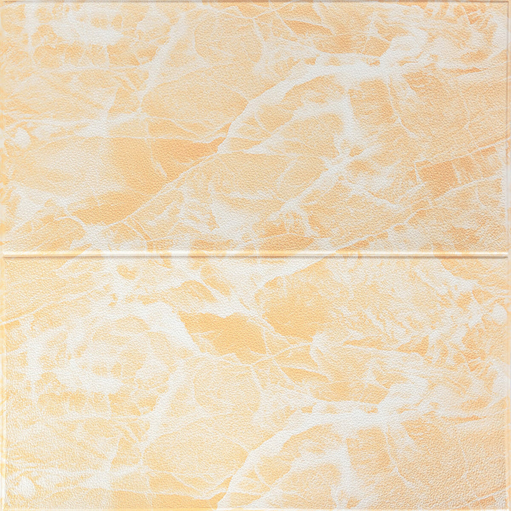 Самоклеюча 3D панель 700х700х4мм Персиковий мармур HO-00001343