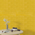 3D панель самоклеюча 700х770х3мм цегла Жовта (010-3) HO-00001894