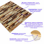 Панель стеновая 3D 700х700х5мм Микс (S) HO-00001875