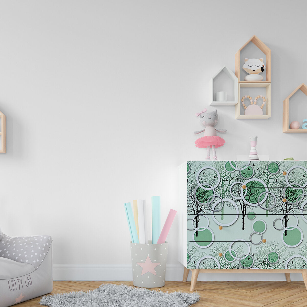 Плівка на самоклейці на паперовій основі 67см х 10м HO-00001512