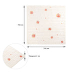 Панель стінова 3D 700х700х4мм Рожеві квіти SW-00001978