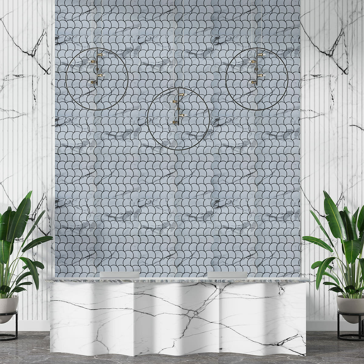 Самоклеюча PET мозаїка 300х300х4мм SW-00001666