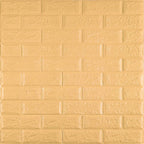 3D панель самоклеюча 700х770х5мм цегла Жовто-пісочний (009-5) SW-00000028