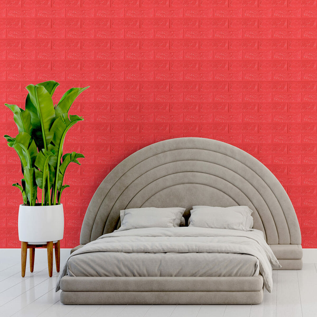 3D панель самоклеюча 700х770х7мм цегла Червона (008-7) HO-00000054