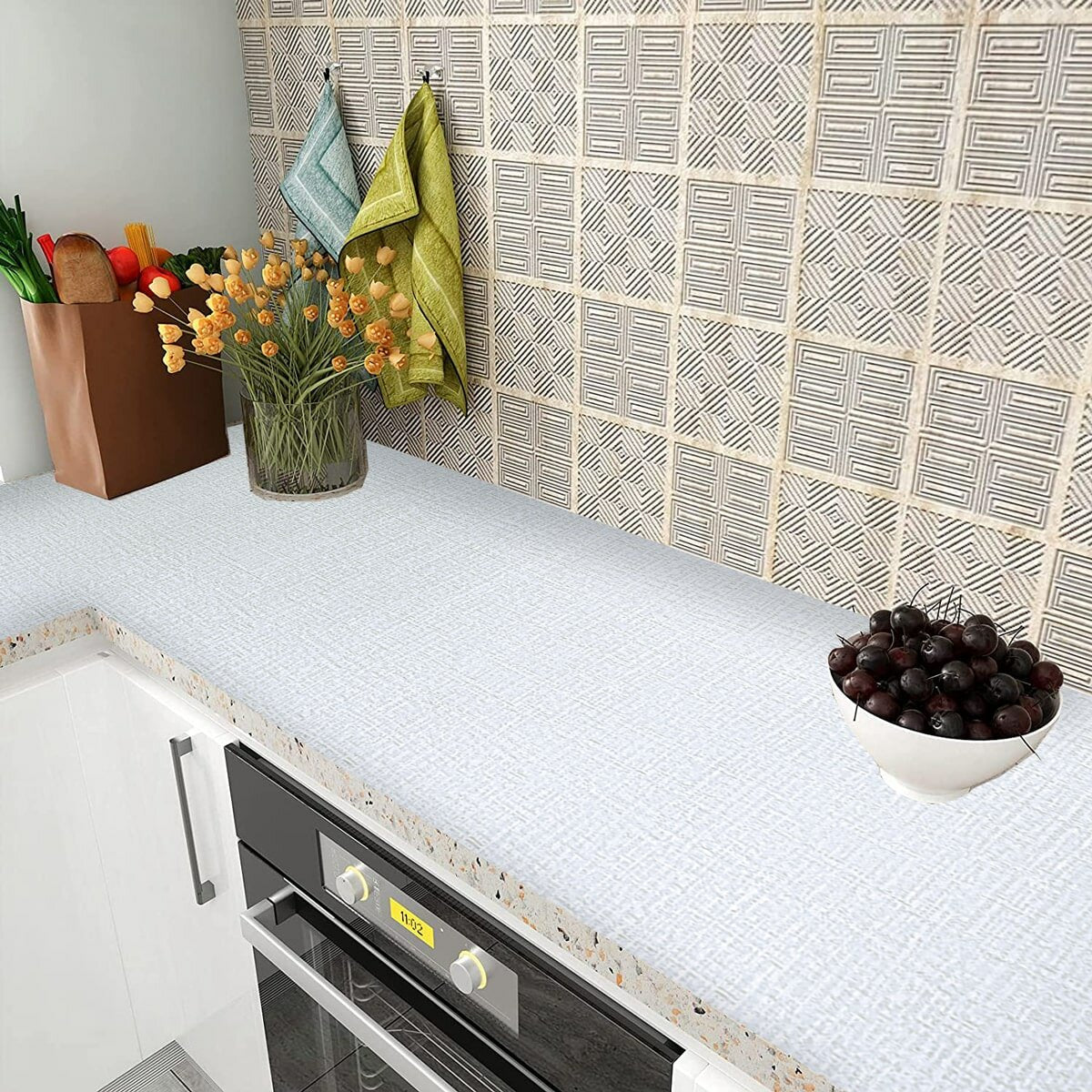 Плівка самоклеюча 0,45х10м х 0,07мм Текстурна сіра SW-00001228