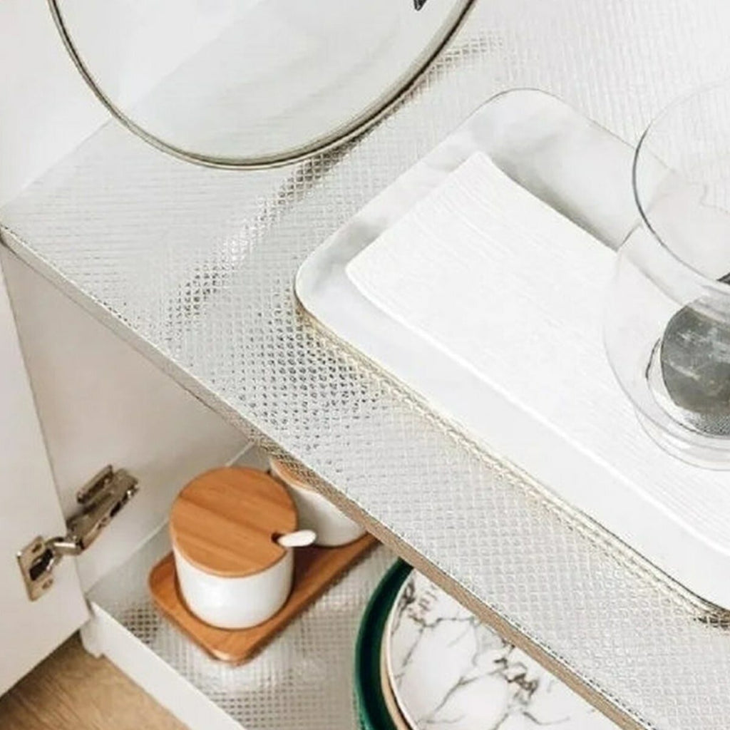 Самоклеюча плівка ромби срібло 0,40х10м HO-00000799