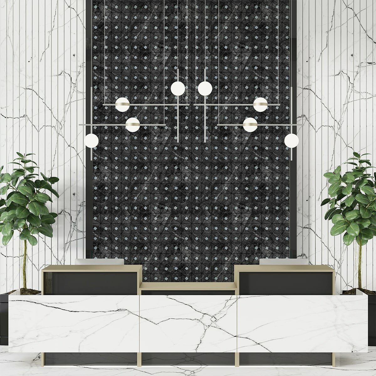 Самоклеюча PET мозаїка 300х300х4мм SW-00001646