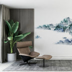 Плінтус РР самоклеючий 2300х140х4мм Білий з сірою смужкою (D) SW-00001809