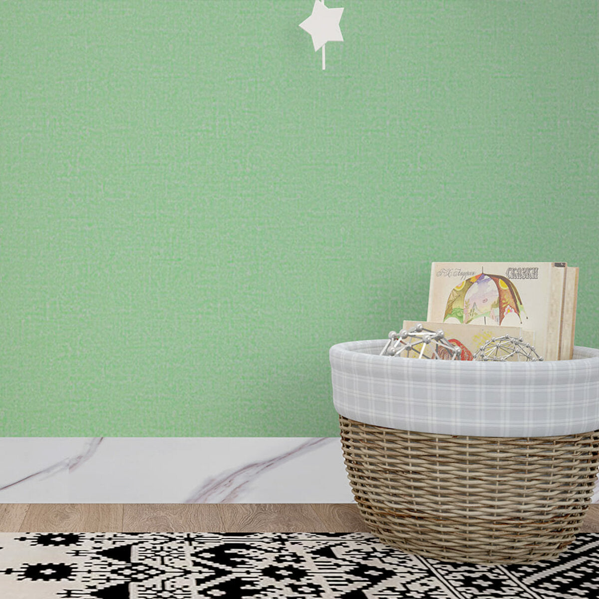 Плінтус вініловий самоклеючий 5000х100х2мм Глянцсовий (D) HO-00002119