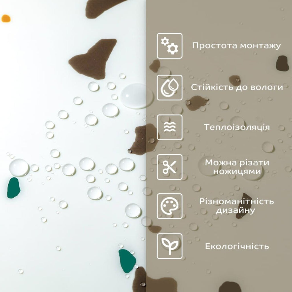 Самоклеюча стінова PET плитка у рулоні 600х3000х2мм SW-00001695