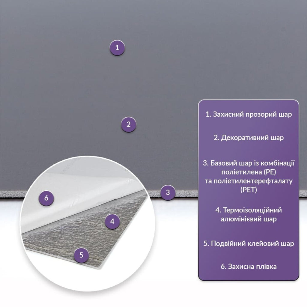 Самоклеюча стінова PET плитка 900х400х2мм SW-00002253