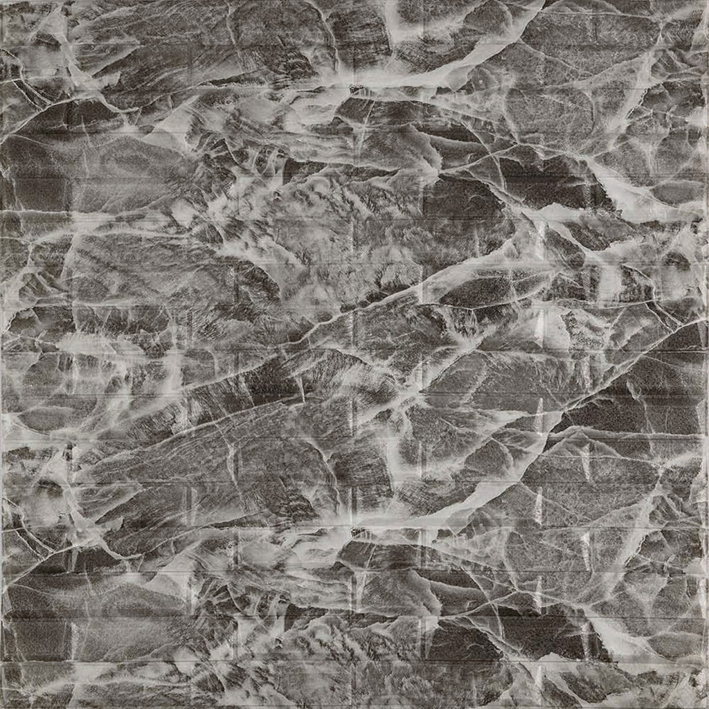 3D панель самоклеюча кладка 700х770х7мм Чорна-біла (330) HO-00000674