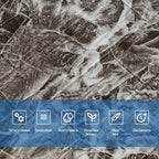 Самоклеюча декоративна 3D панель Камінь сіра рвана цегла700х770х3мм (158) HO-00000487