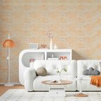 Декоративна 3D панель самоклейка 700х770х5мм Мармур бежевий(цегла) (062) HO-00000032