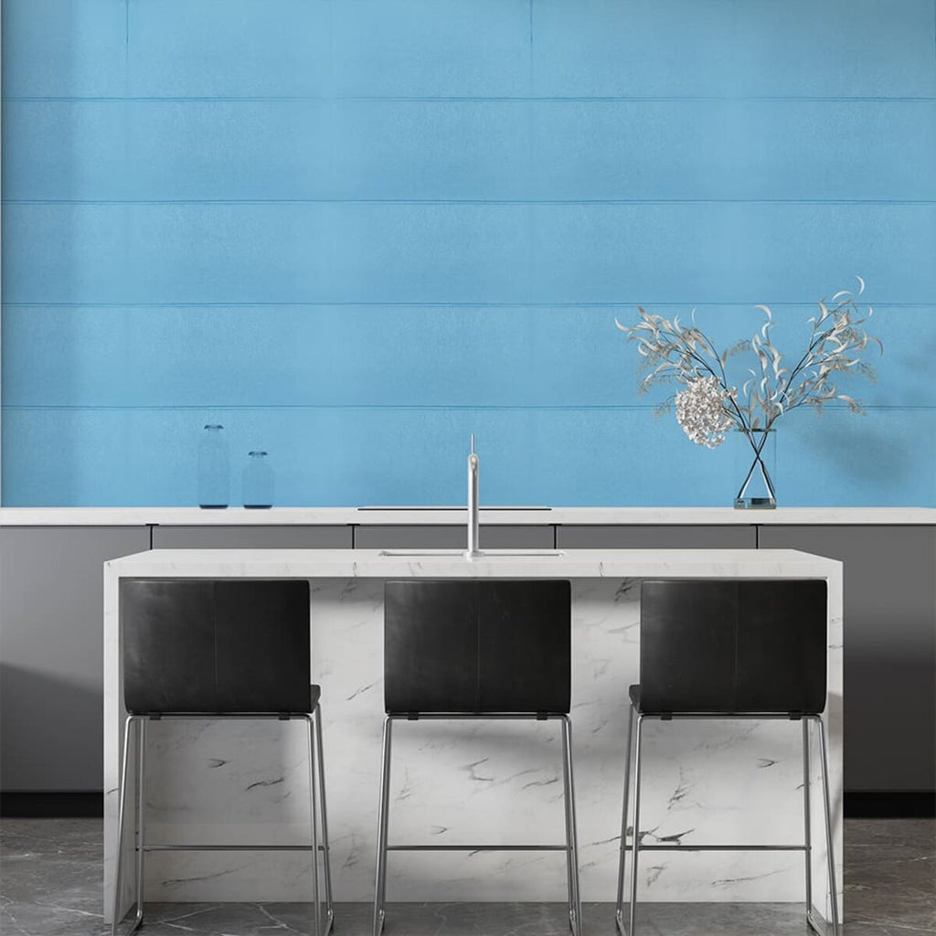 Самоклеюча 3D панель 700х600х5мм Блакитні блоки (367) HO-00001465