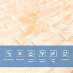 3D панель самоклеюча кладка 700х770х7мм Жовто-біла (039) HO-00000563