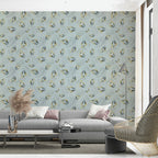 Панель стінова 3D 680х670х4мм Папороть на сірому фоні (D) SW-00001982