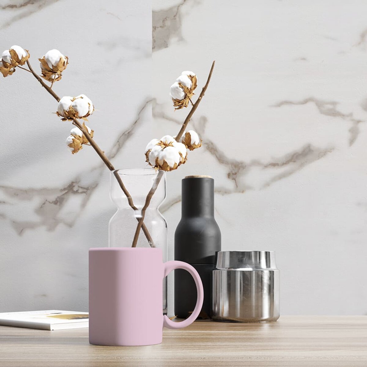 Самоклеюча стінова PET плитка у рулоні 600х3000х2мм SW-00001693