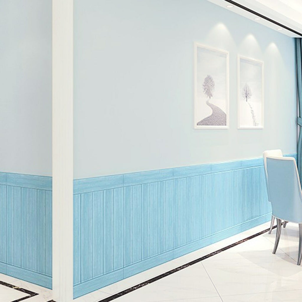 Самоклеюча 3D панель 700х700х4мм Блакитне дерево (93) HO-00001338