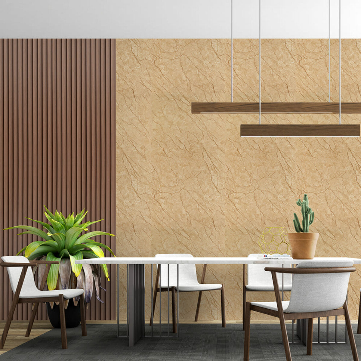 Самоклеюча стінова PET плитка у рулоні 600х3000х2мм SW-00001692