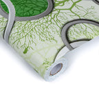 Самоклеюча плівка на паперовій основі 0,45х10м х 0,07мм Зелені дерева SW-00000797